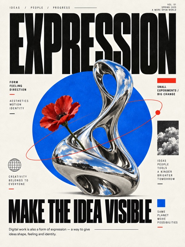 Poster 4 magazine cover